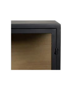 Komoda Witryna NEGRO 150 cm czarna*Zona-Design Outlet