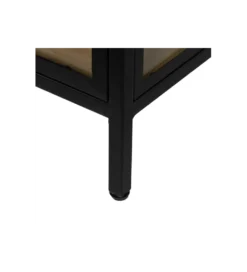 Komoda Witryna NEGRO 150 cm czarna*Zona-Design Outlet
