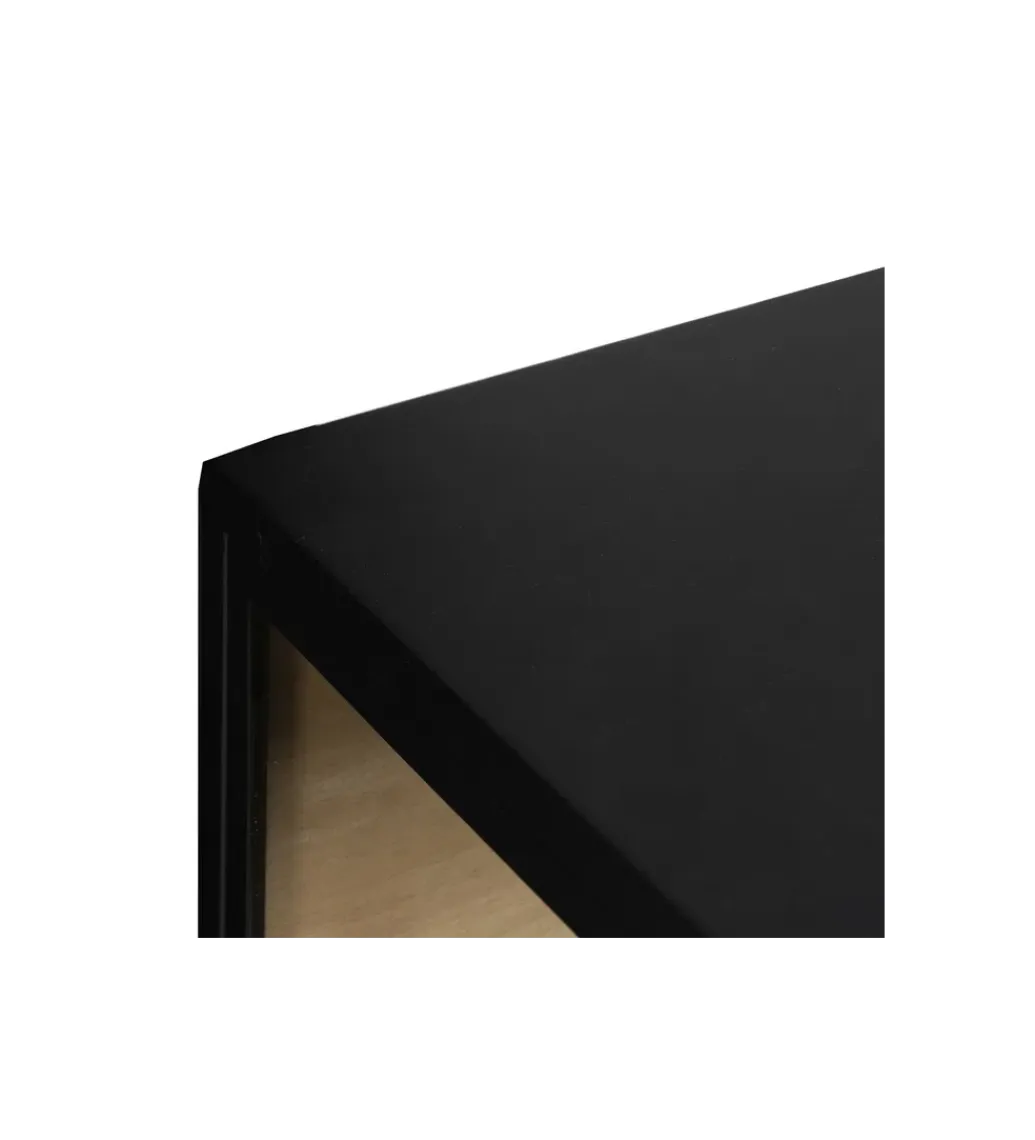 Komoda Witryna NEGRO 150 cm czarna*Zona-Design Outlet