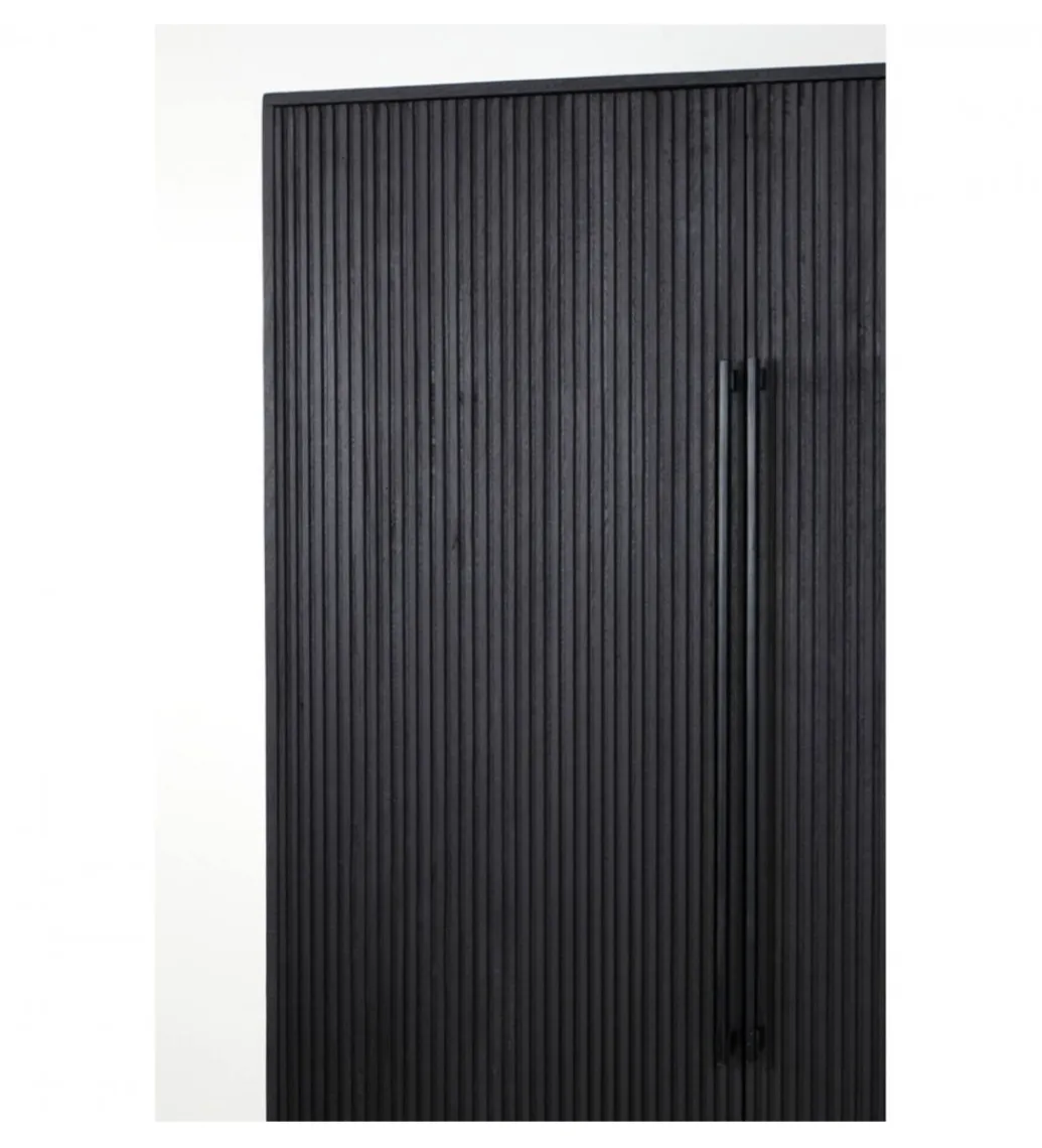 Komoda wysoka ABAGE 180 cm czarna*L&L