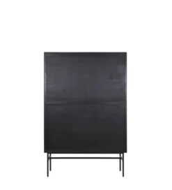 Komoda wysoka ABAGE 180 cm czarna*L&L
