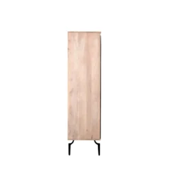 Komoda wysoka ALTORO 170 cm drewno mango naturalna czarna*RW Online