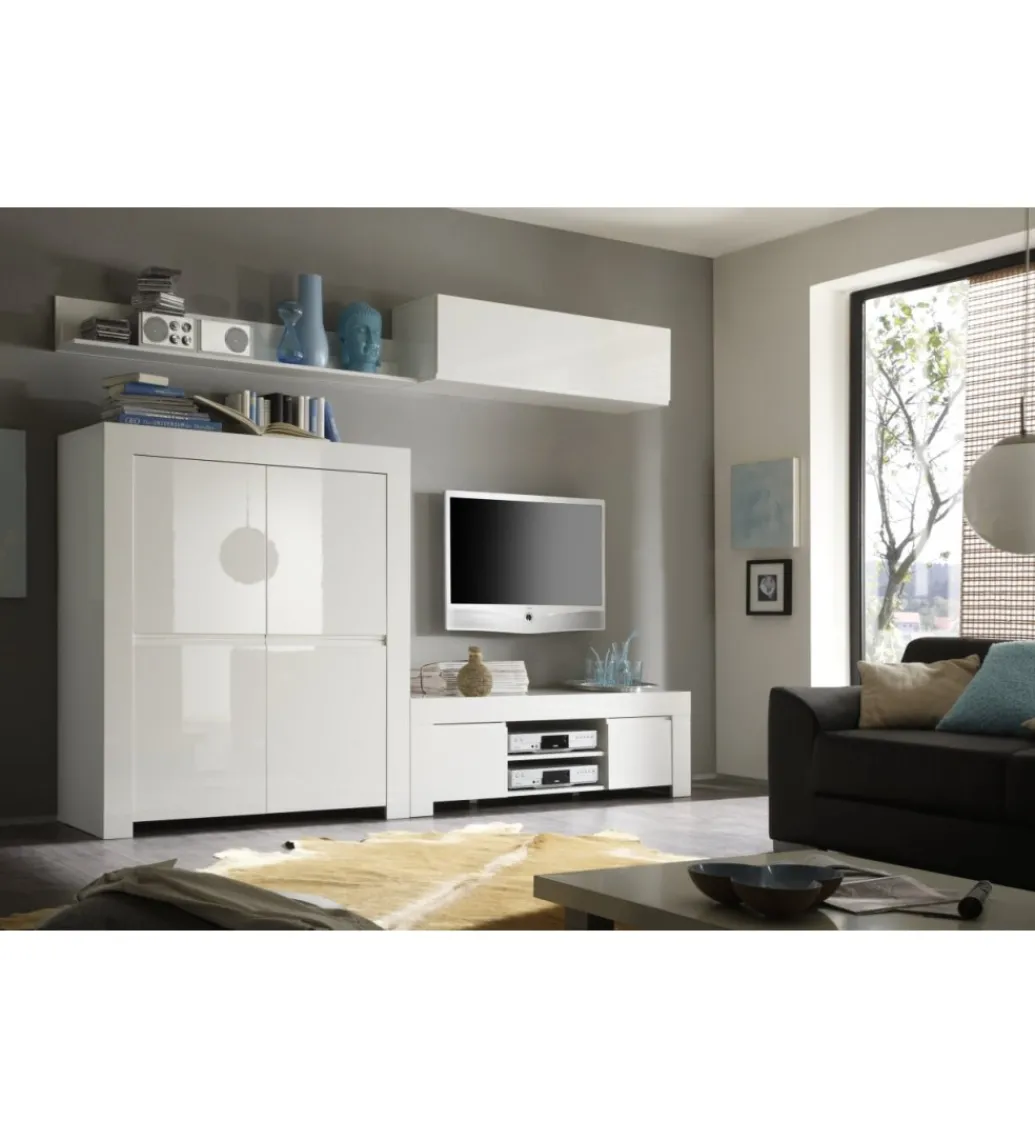 Komoda wysoka AMALFI 119 cm biała*MCA Linia Włoska New