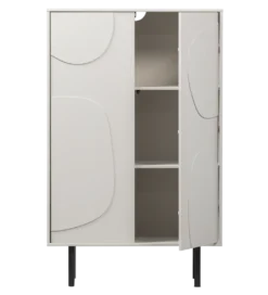 Komoda wysoka CADIZ 135 cm drewno sosny mist*WOOOD Hot