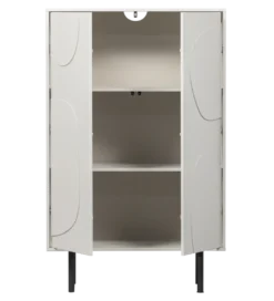 Komoda wysoka CADIZ 135 cm drewno sosny mist*WOOOD Hot
