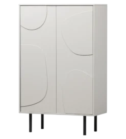 Komoda wysoka CADIZ 135 cm drewno sosny mist*WOOOD Hot