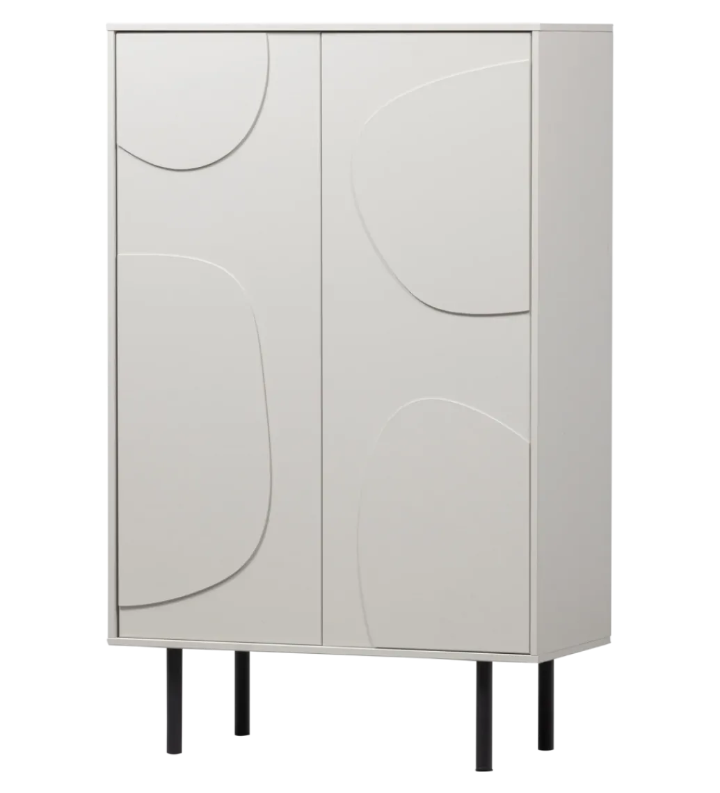 Komoda wysoka CADIZ 135 cm drewno sosny mist*WOOOD Hot