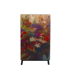 Komoda wysoka Fleur 140 cm wielokolorowa*KARE Hot