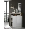 Komoda wysoka HAMBURG 127 cm biała Z Dodatkiem Koloru Klon Pero*MCA Linia Włoska Online