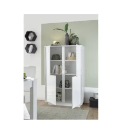 Komoda wysoka ICEE 92 cm biała*MCA Linia Włoska Best