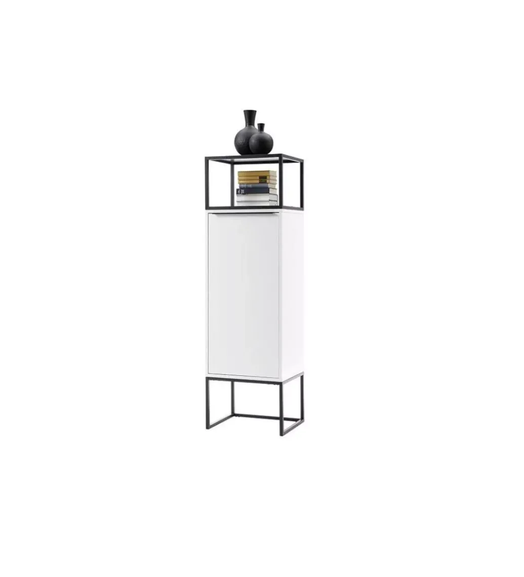 Komoda wysoka LILLE 50 cm biała*MCA Hot