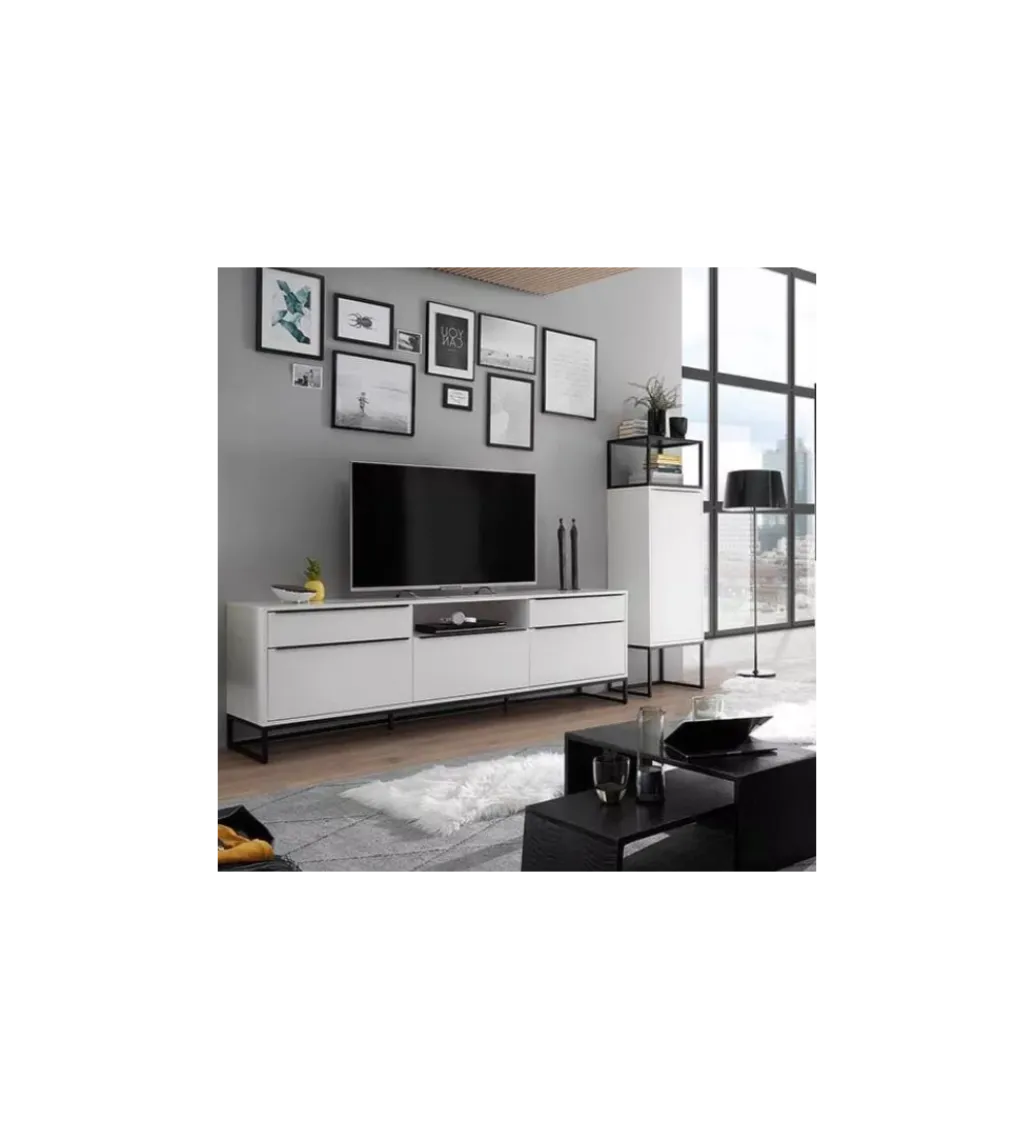 Komoda wysoka LILLE 50 cm biała*MCA Hot