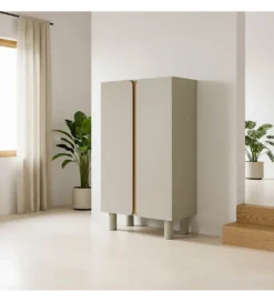 Komoda wysoka MALTA 137 cm taupe*Zona-Design Discount