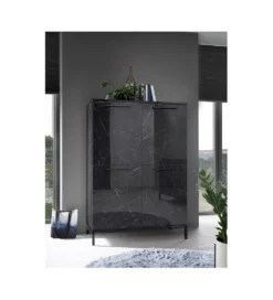 Komoda wysoka MANGO 106 cm W Optyce Antracytowego Marmuru*MCA Linia Włoska Discount