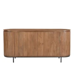 Komoda wysoka NOORK 115 cm w kolorze orzechowym*LF-Design Outlet
