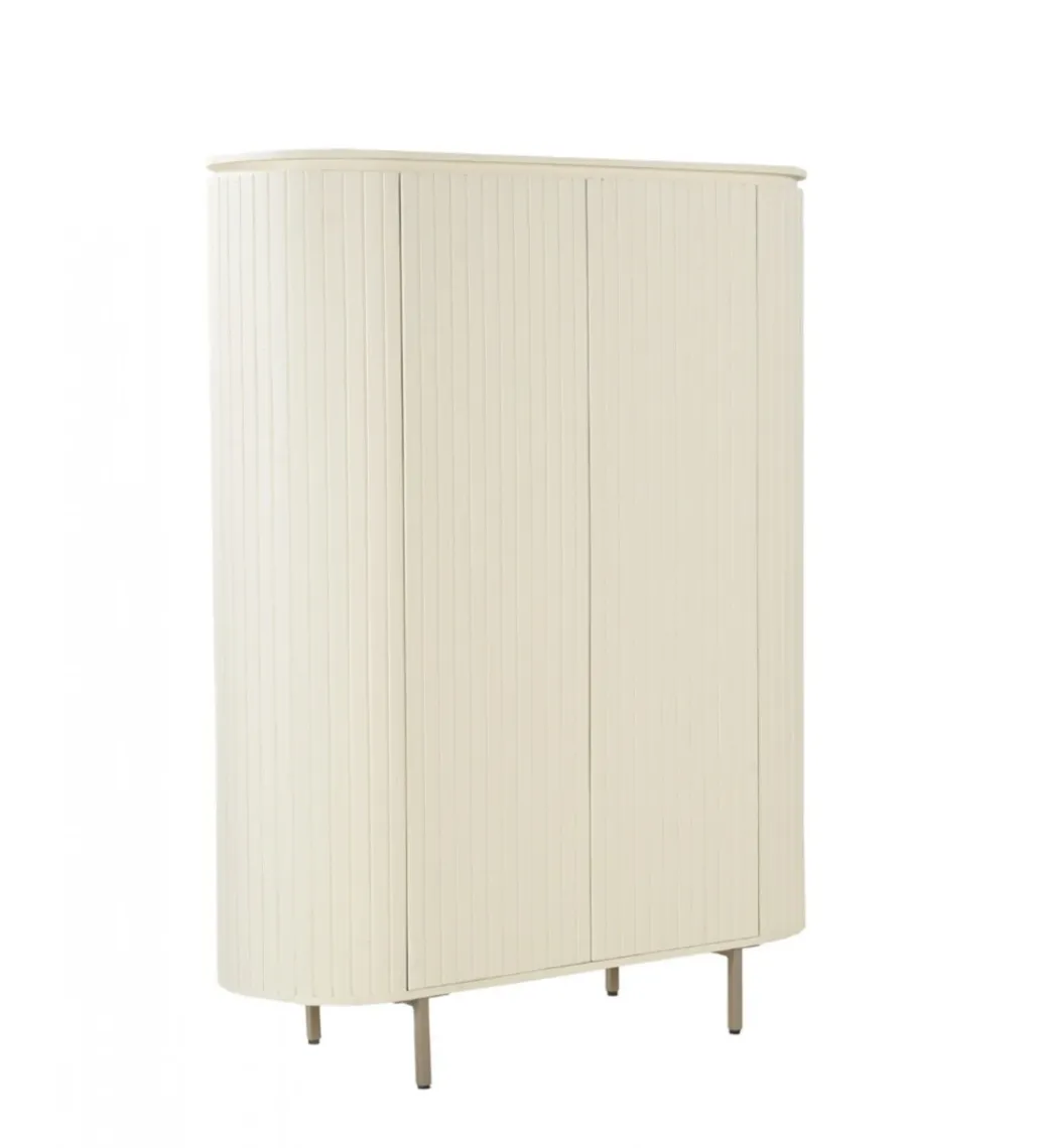 Komoda wysoka PATOU 150 cm jasnobeżowy drewno mango*LF-Design