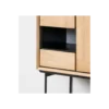 Komoda wysoka SINTRA 152 cm drewno kauczuk naturalna*Zona-Design Online