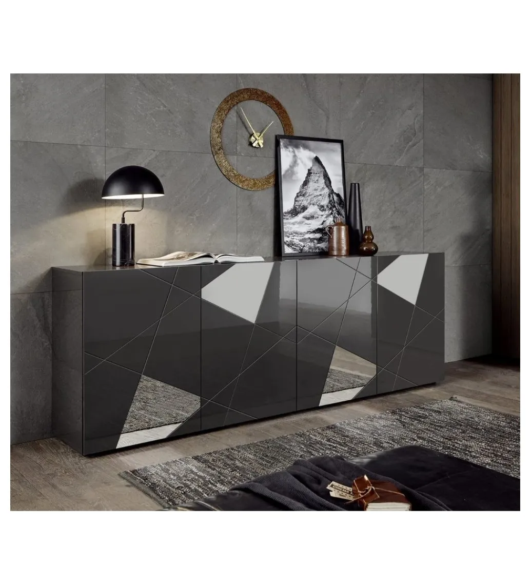 Komoda wysoka SWING 102 cm w optyce orzecha*MCA Linia Włoska Outlet