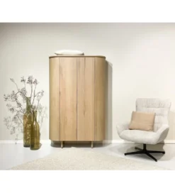 Komoda wysoka TOBAGO 180 cm naturalna*LF-Design Online