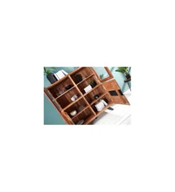 Komoda wysoka ZAMBEZI Amazonas 140 cm drewno sheesham*Invicta Interior - przedsprzedaż Outlet