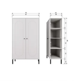 Komoda XINA 149 cm zimna szarość*WOOOD Sale