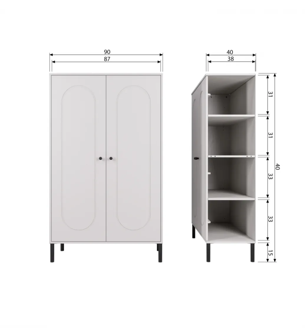 Komoda XINA 149 cm zimna szarość*WOOOD Sale