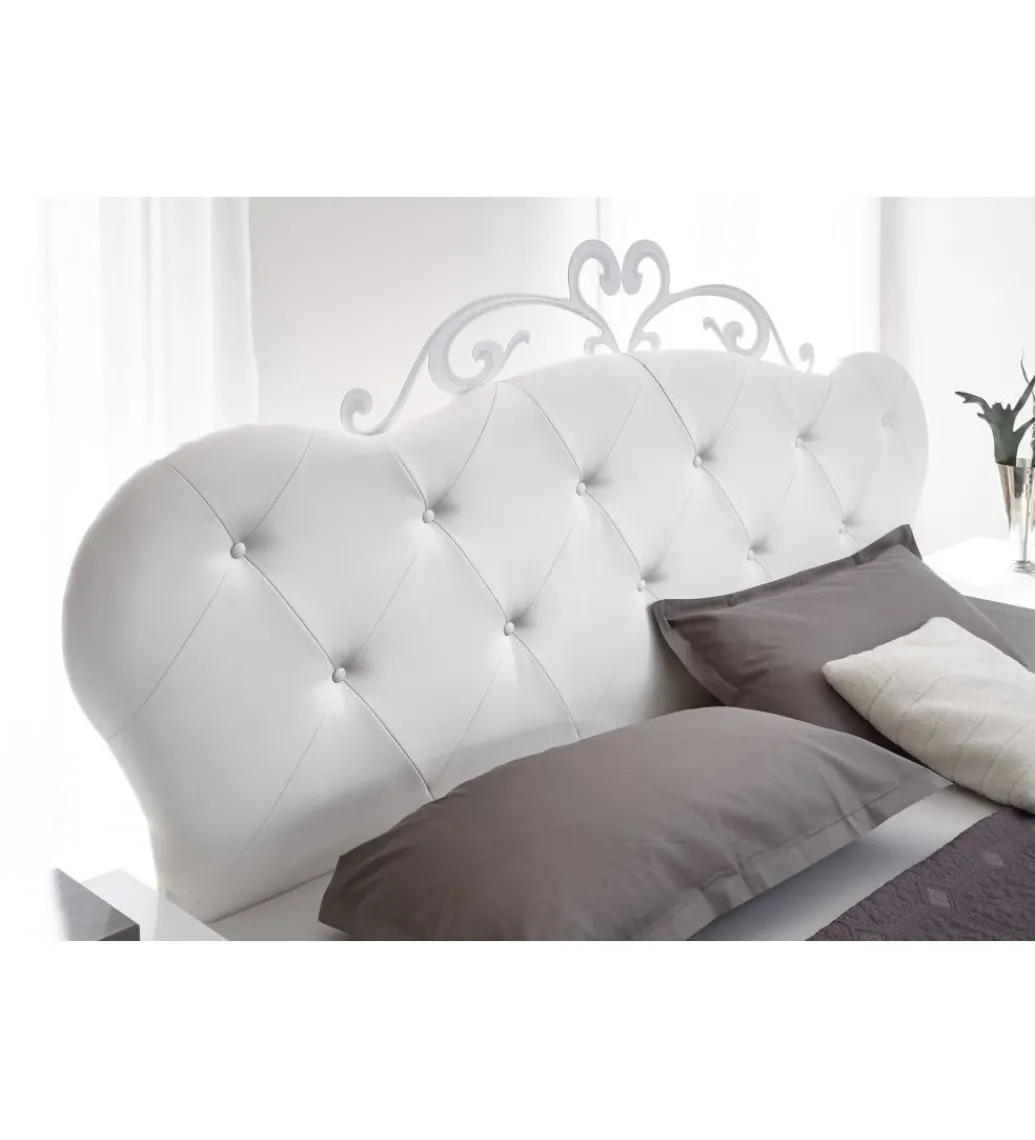 Łóżko NIVEA 160 Cm x 200 Cm białe*MCA Linia Włoska Outlet