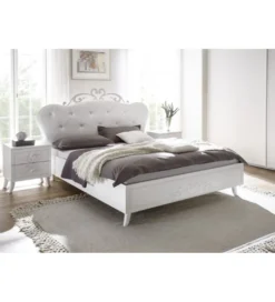 Łóżko NIVEA 160 Cm x 200 Cm białe*MCA Linia Włoska Outlet