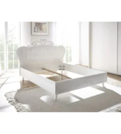 Łóżko NIVEA 160 Cm x 200 Cm białe*MCA Linia Włoska Outlet