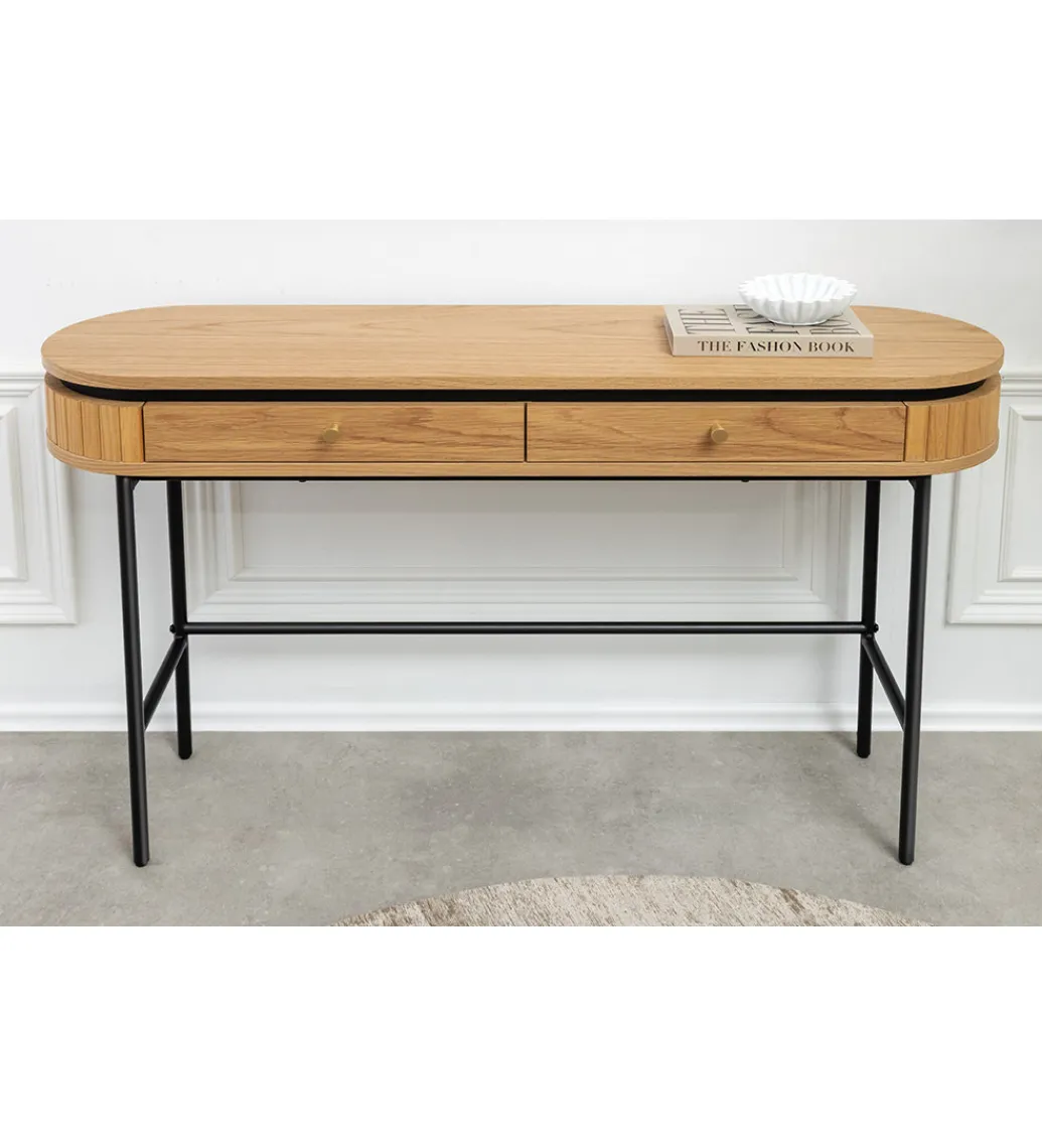 Konsola ATELIER 120 cm w kolorze dębu*Invicta Interior Clearance