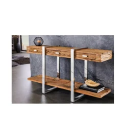 Konsola Barracuda 140 cm drewno teak*Invicta Interior Online