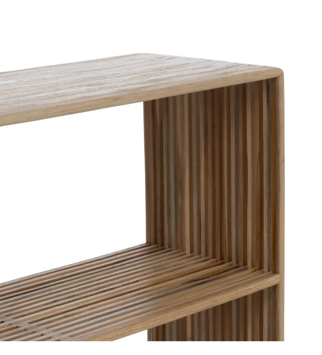Konsola BELLAMONTE 85 cm drewno teak naturalna*Zona-Design Sale