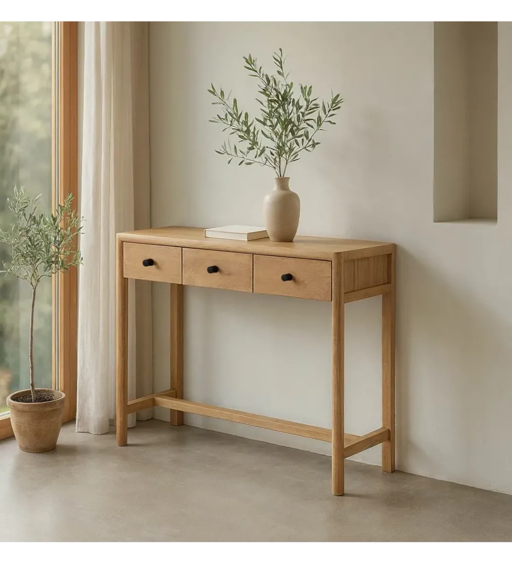 Konsola BERGI 90 cm drewno mango naturalna*Zona-Design Sale