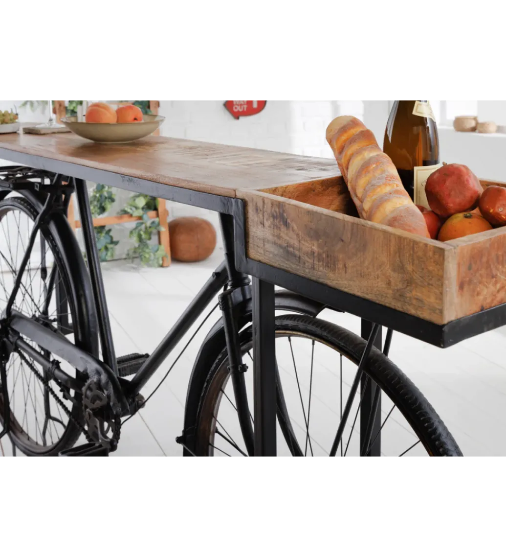 Konsola BICYCLE 195 cm drewno mango*Invicta Interior Best