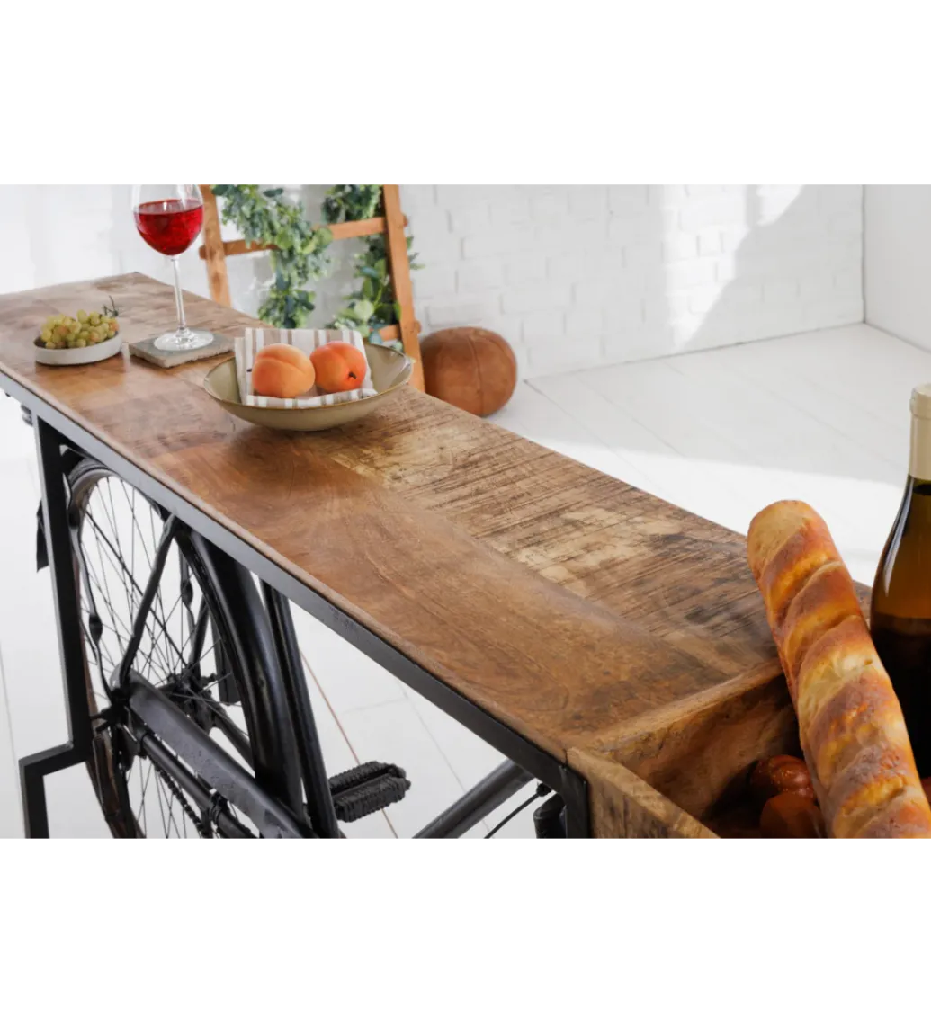 Konsola BICYCLE 195 cm drewno mango*Invicta Interior Best