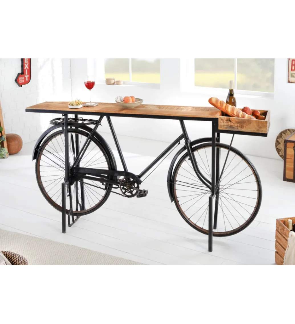 Konsola BICYCLE 195 cm drewno mango*Invicta Interior Best