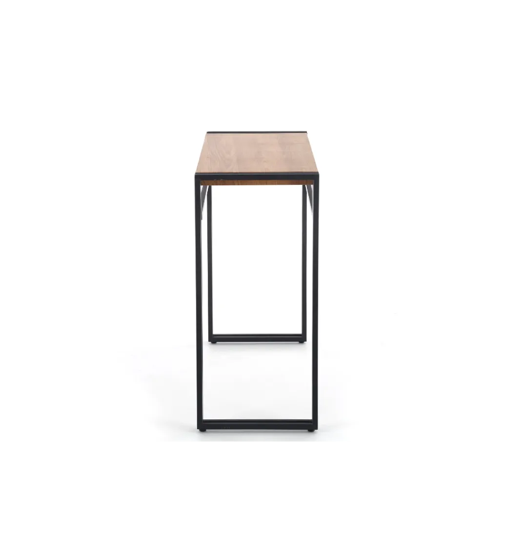 Konsola BOLIVAR 90 cm w kolorze dąb złoty*Halmar