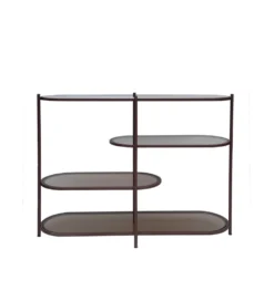 Konsola BRIX JILL 90 cm bordowa*LF-Design Discount