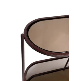 Konsola BRIX JILL 90 cm bordowa*LF-Design Discount