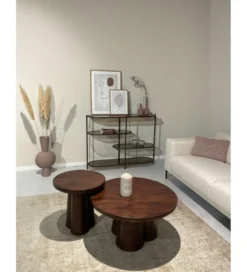 Konsola BRIX JILL 90 cm bordowa*LF-Design Discount