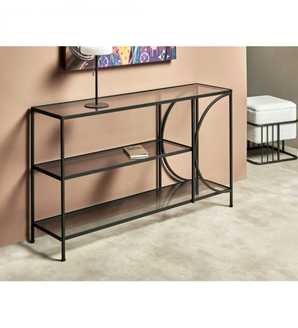 Konsola CHIKE 120 cm czarna*Imeri New