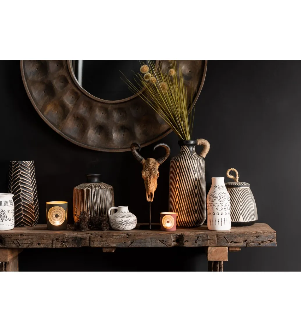 Konsola DEBER 150 cm naturalna brązowa*J-Line Sale