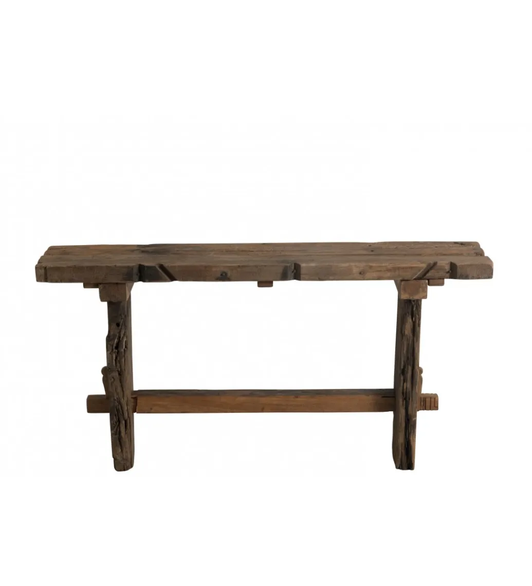 Konsola DEBER 150 cm naturalna brązowa*J-Line Sale