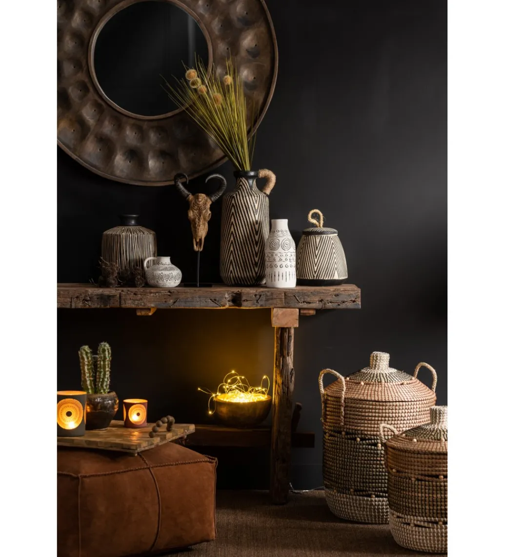 Konsola DEBER 150 cm naturalna brązowa*J-Line Sale
