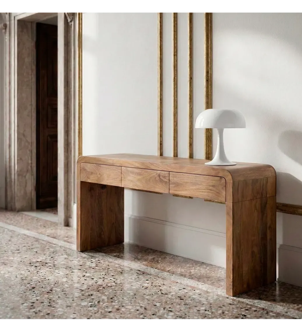 Konsola ESPANATY 153 cm drewno mango naturalna*Zona-Design