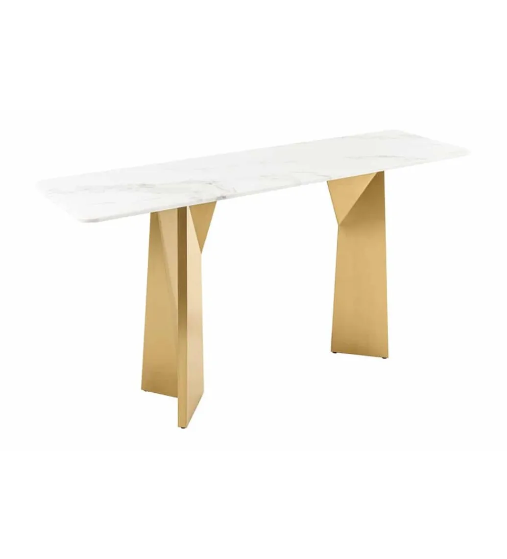 Konsola EXTRAVAGANCIA 140 cm blat z białego marmuru*Invicta Interior - przedsprzedaż