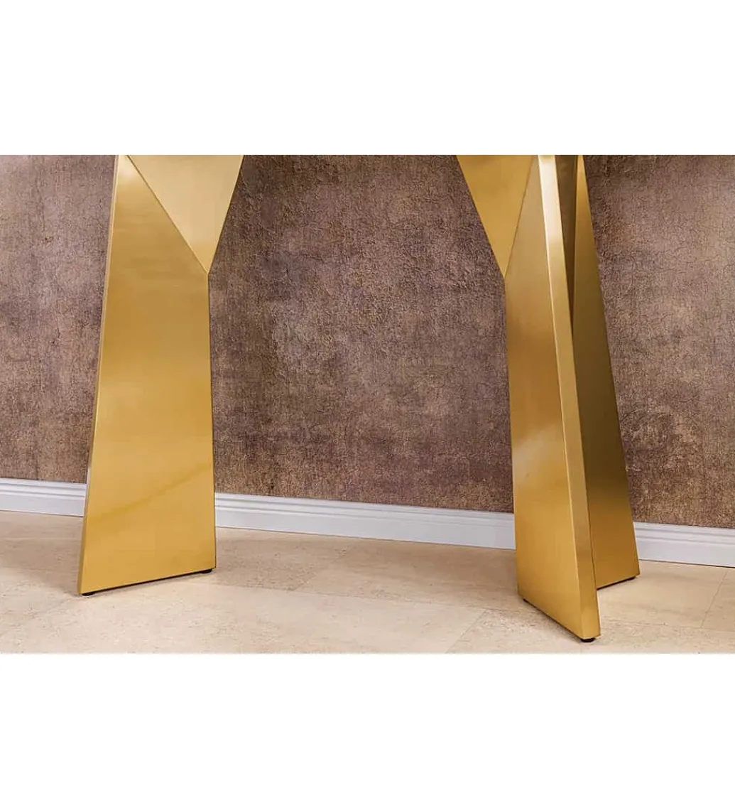 Konsola EXTRAVAGANCIA 140 cm blat z białego marmuru*Invicta Interior - przedsprzedaż