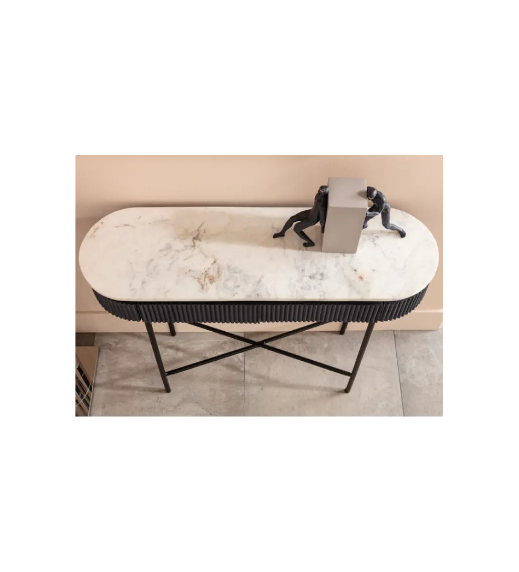 Konsola Glenn 100 cm antracytowa*KARE Discount