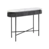 Konsola Glenn 100 cm z jasnym marmurowym blatem*KARE Outlet