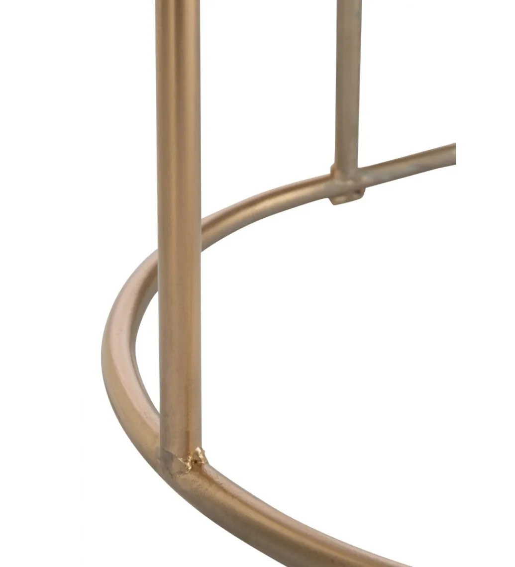 Konsola GLER 121 cm złota*J-Line New
